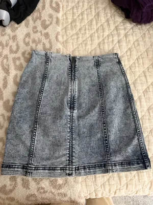 Free people denim skirt thumbnail 3