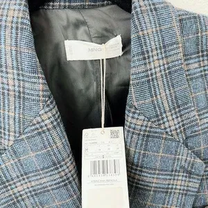 Mango Plaid Blazer thumbnail 3