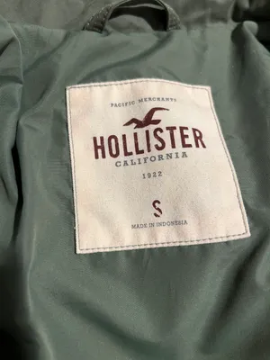 Hollister Army Green Jacket thumbnail 4