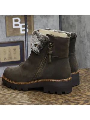 NWT Baretraps Womens Boots Ankle Winter Hiking Boots BT28507 Moss Brown 8M thumbnail 10
