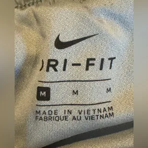 Nike Women's Dri-fit lined Light Gray Athletic Shorts thumbnail 3
