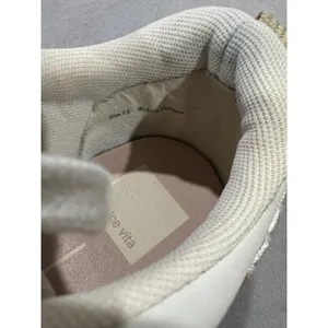 Dolce Vita Women's Fashion Sneakers Size 7.5 Cream Brown Lace Up Soft Casual thumbnail 14