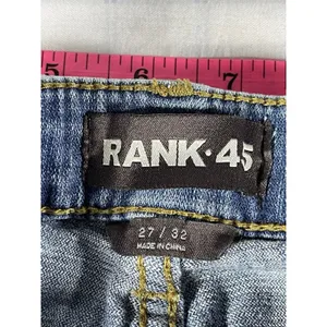Rank 45 Women's Bootcut Jeans Size 27x32 Medium Wash Stretch Blue Denim Regular thumbnail 8