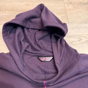 The North Face Purple Funnel Neck Hoodie Sweatshirt Womens‎ Medium M thumbnail 3
