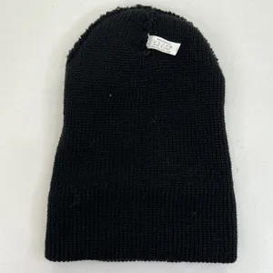 Dolls Kill Knit‎ Beanie Hat Black Goth Punk Lolita Death Metal Spell Out Patch thumbnail 9