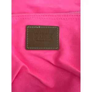 Victoria's Secret PINK Neon Hot Pink Studded Rhinestone Full Size Y2K Backpack thumbnail 4