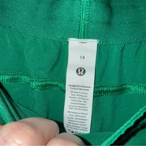 Lululemon Court Rival Wide-Leg Track Pant Regular Green 14 EUC‎ thumbnail 6