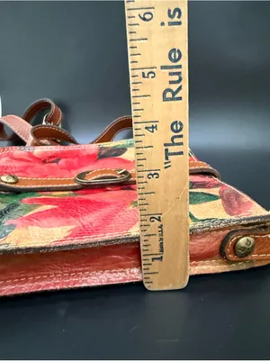 PATRICIA NASH Venezia Pouch Crossbody Spring Multi Floral Leather Crossbody Bag thumbnail 8