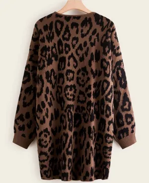Leopard Twist Front Sweater  thumbnail 2