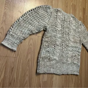 Matilda Jane Good Hart Wool‎ Blend Crochet Open Knit Sweater Women’s Size M Boho thumbnail 7