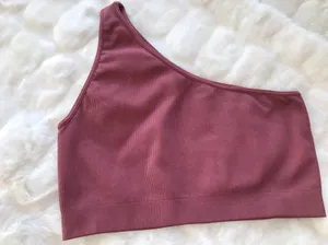 Set Active Ribbed One Shoulder Bra thumbnail 2