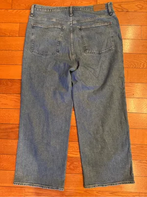 Madewell The Perfect Vintage Wide‑Leg Crop Jeans Size 32 thumbnail 6