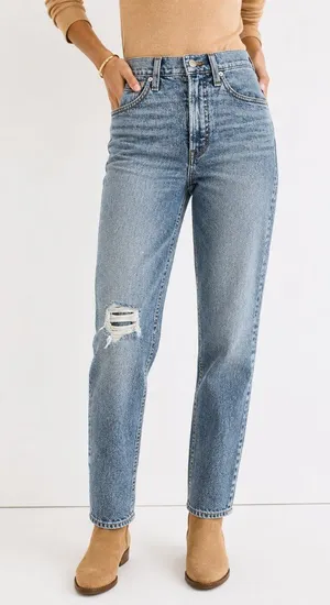 Madewell The‎ Perfect Vintage 24 Jean in Belbury Wash: TENCEL™ Denim Edition thumbnail 1
