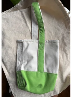 Lands' End Canvas Tote Bag with Green Accent thumbnail 1