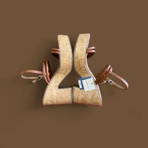 Universal Thread Corked Chunky Sandal, Size 10 thumbnail 3