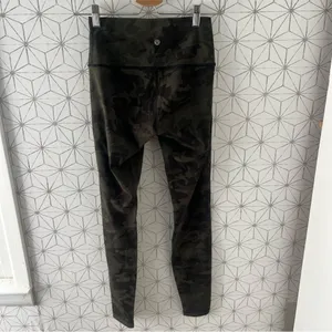 Lululemon Wunder Under High-Rise Tight 28" Luxtreme Incognito Camo Green thumbnail 5