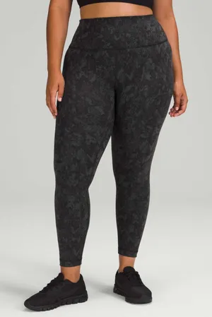 Lululemon Wunder Train High-Rise Tight 25" 12 NWT Hideaway Camo Deep Coal Multi thumbnail 1