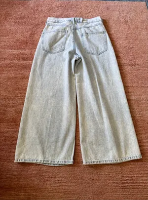 Rewash High Rise Acid Wash Denim Culotte Jeans Size 5/27 thumbnail 8