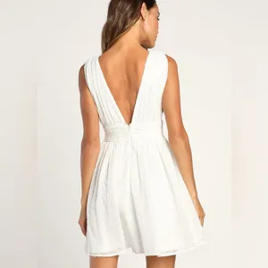 LULUS Be The Cutest White Eyelet‎ Embroidered Mini Dress thumbnail 7