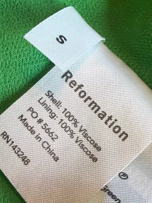Reformation Dawn Mini Wrap Dress Green Floral Print Flowy Girly Party Size Small thumbnail 16