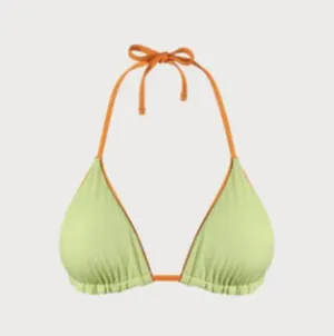 BERLOOK Orange Reversible Halter Triangle Top AND Orange Reversible Tie bot 23 thumbnail 7