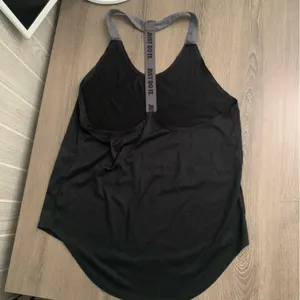 Nike Dri-Fit Elastika Tank Top Racerback T Back Black Gray S thumbnail 7