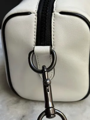 Coach Axel Crossbody Bag Leather Chalk White Gunmetal Graphic Stamp CJ818 thumbnail 5