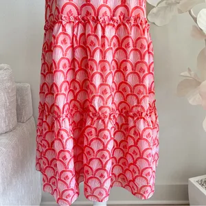 J Marie The Scarlette Sleeveless Floral Ruffle Neck Dress thumbnail 5