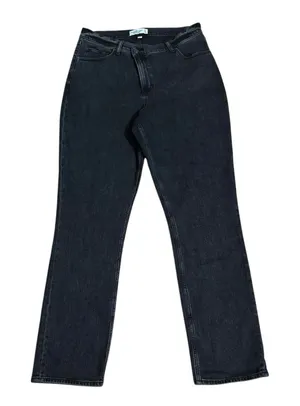 Abercrombie & Fitch Curve Love 32 14 L 90s Slim Straight Ultra High Rise Jeans thumbnail 1
