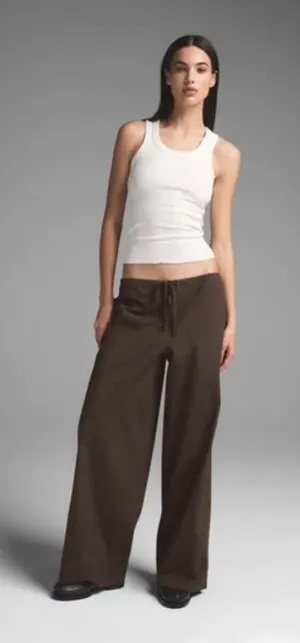 SKIMS Cotton Poplin Pants XS thumbnail 1