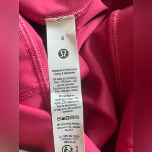 NWT Lululemon Wunder Train Tight Leggings Raspberry Coulis | Size 8‎ thumbnail 5