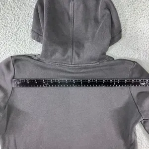 Nike Hoodie Women M Faded Black Pullover Swoosh Logo Activewear Grunge‎ Outdoor thumbnail 12