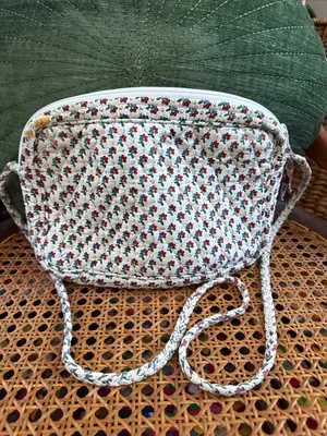 Vintage Vera Bradley Provençal Prairie French Country Calico Quilted Crossbody thumbnail 2