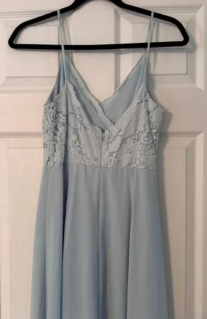 Light Blue Formal Maxi Dress Size 6 thumbnail 3