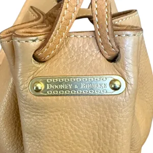 Dooney & Bourke Brown Pebbled Leather Buckle Hobo Shoulder Purse thumbnail 4