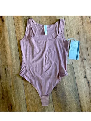 Lululemon Wundermost Ultra-Soft Nulu Square-Neck Sleeveless Bodysuit Twilight Ro thumbnail 5