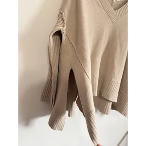 Free People Cream Tunic Sweater Size XS Oversized Orion A-Line thumbnail 7