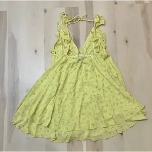 Anthropologie Rumored NWT Women Large Floral Secret Garden Mini Dress Coquette thumbnail 10