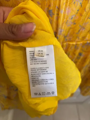 Urban Outfitters Yellow Floral Tiered Babydoll Mini Dress XS thumbnail 4