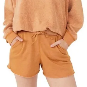 Free People Intimately Kelly Lounge Shorts, in Cognac, NWOT thumbnail 2