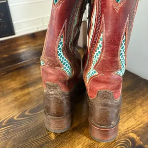 Ariat Brown And Burgundy VentTEK Ultra Western Boot‎ Size 6.5 thumbnail 7