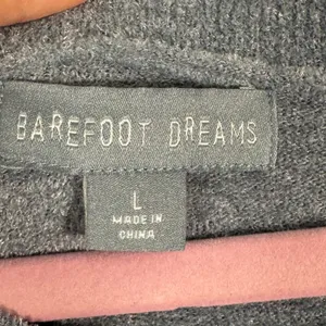 Barefoot Dreams Blue Cozycore Sweater Womens L Casual Casual Soft Plush Classic thumbnail 8