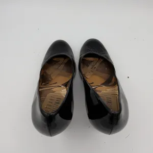 Stuart Weitzman Black Patent Leather Round Toe Block Heel Pump Womens 8.5M EU 39 thumbnail 6