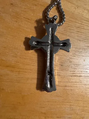 Stainless Steel Crucifix Cross Necklace thumbnail 3