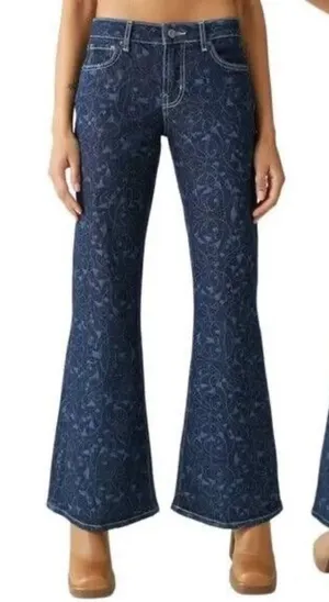 BDG Low Rise Vintage Inspired Flare Jeans Size 28 thumbnail 1