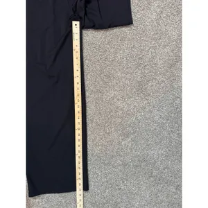 Halara Black Crossover V-Waist Cutout Wide Leg Pleated Pants Medium thumbnail 7