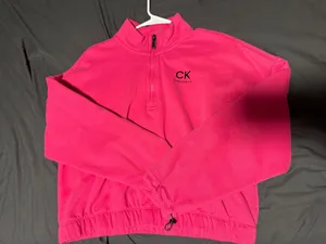 Calvin Klein Cropped Quarter-Zip thumbnail 2