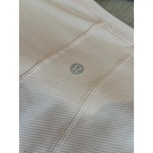 Lululemon Muscle Love Long Sleeve Shirt Misty Pink Cropped Womens Medium thumbnail 6