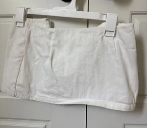 Edikted white mini skirt thumbnail 1