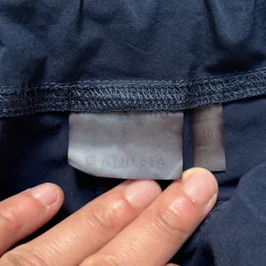 Navy High Rise Straight Leg Pants 10 thumbnail 5